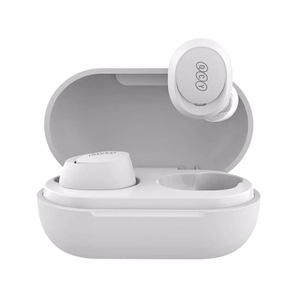 QCY T27 "ArcBuds Lite TWS" belaidės "Bluetooth 5.3" ausinės į ausis - baltos spalvos