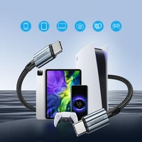 Choetech XCC-1014 USB-C / USB-C PD 60W kabelis - pilkas