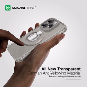 Amazing Thing Titan Pro Mag žiedo laikiklio dėklas 10FT IP156.1PTRGY Iphone 15 Pro titano
