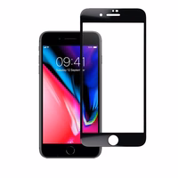 Apsauginis stiklas Blue Star - APP IPHONE 7/8 Plus 5D pilnas dangtis juodas