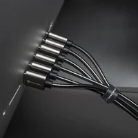 FORCELL F-ENERGY Metal C239 kabelis Type-C į Type-C PD QC4.0 5A 100W E-mark 1 m sidabrinis