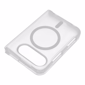 Skaidrus matinis Forcell F-Protect 4sD-i Smoke Hybrid Premium dėklas iPhone Duo, suderinamas su MagSafe