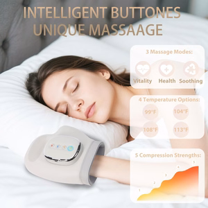 Rankų ir riešų masažuoklis Reach Smart Hand Massager pilkas