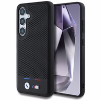 BMW odinis trispalvės juostos MagSafe dėklas Samsung Galaxy S25+ - juodas