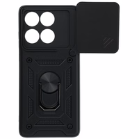 Slide Camera Armor dėklas telefonui Motorola Edge 60 5G, juodas