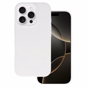 Tel Protect silikoninis dėklas telefonui Iphone 16 Pro Max baltas
