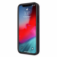 BMW odinis dėklas su įspaudu iPhone 12 Pro Max - juodas