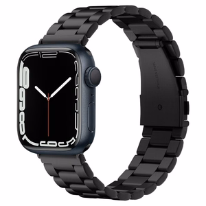 Spigen Modern Fit dirželis Apple Watch 4 / 5 / 6 / 7 / 8 / SE / Ultra (42/44/45/49 mm) – juodas