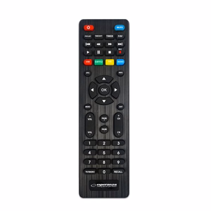 Esperanza EV107R – ресивер цифрового эфирного телевидения DVB-T2 H.265/HEVC, чёрный