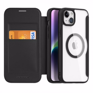 Dux Ducis Skin X Pro dėklas su magnetiniu žiedu / stovu Samsung S24 - juodas
