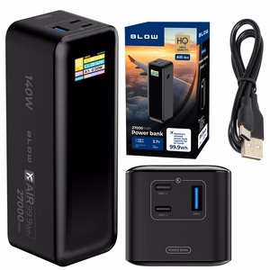 Išorinė baterija 27000mAh PD 140W AIR99.9 LCD