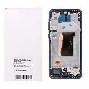 REWA lcd display for SAMSUNG A35 OLED black with frame