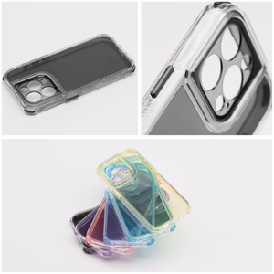 MATRIX CLEAR dėklas telefonui IPHONE 12 juoda