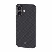 Benks Magnetic Armor Air Armor Grid Kevlar dėklas metaliniu rėmeliu 600D (B067) iPhone 17 juodas
