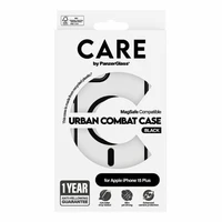 CARE by PanzerGlass Urban Combat Magnetinis dėklas telefonui iPhone 15 Plus - juodas