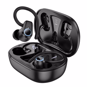 HOCO belaidės ausinės bluetooth TWS EQ8 juodos