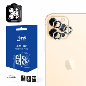 3MK Objektyvo apsauga Pro iPhone 12 Pro Max Kameros objektyvo apsauga su montavimo rėmu 1 vnt.