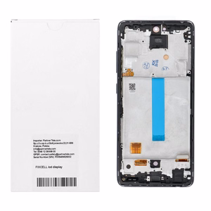 REWA OLED LCD ekranas su rėmeliu, skirtas SAMSUNG A52 4G/5G, juodas