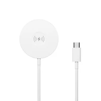 "Forever MAWC-400" magnetinis belaidis įkroviklis 15W, baltas 3in1