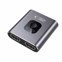 Tech-Protect HB07 HUB adapteris 2in1 HDMI 4K 60Hz - pilkas