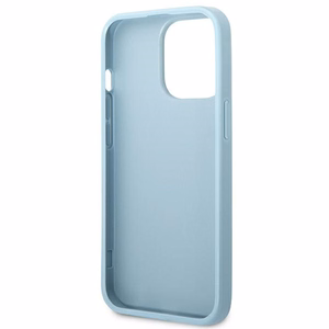 Guess Saffiano 4G Small Metal Logo Case for iPhone 13 Pro / 13 - Blue