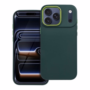 FRAME dėklas telefonui IPHONE 17 Pro Max žalias
