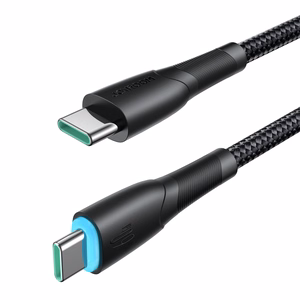 Joyroom Starry Series SA32-CC3 USB-C / USB-C kabelis 60W 1 m - juodas