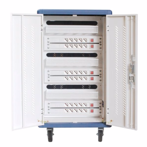 Techly Ventilated įkrovimo Station Trolley 30 Notebook arba Smartphone juodas/pilkas