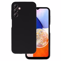 Tel Protect Silikoninis Premium dėklas telefonui Samsung Galaxy A14 4G/5G Juodas