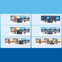 Choetech daugiafunkcis HUB su ekranu 12in1 USB-C į USB-C / USB-A / HDMI / VGA / AUX / SD / TF pilkas (HUB-M26)