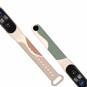 Moro dirželis Xiaomi Mi Band 5 / 6 silikoninis laikrodžio dirželis su raštu 4