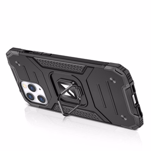 Wozinsky Ring Armor Case stovas tvirtas atsparus dėklas iPhone 13 mini sidabrinis