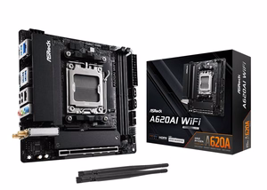 Asrock A620AI WiFi pagrindinė plokštė AMD A620A Socket AM5 mini ITX
