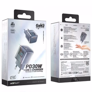 Įkroviklis Acefast A53 pilkas (PD30W)