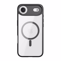 Rock Guard Objektyvo Apsauga Serijos Magnetinis Dėklas Iphone 17 Air permatomas-juodas