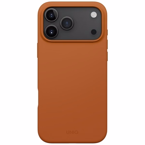 Uniq Lino Dėklas iPhone 17 Pro Max Magnetinis įkrovimas - oranžinis