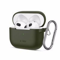 Tech-Protect silikoninis dėklas ausinėms Apple AirPods 3 - žalias