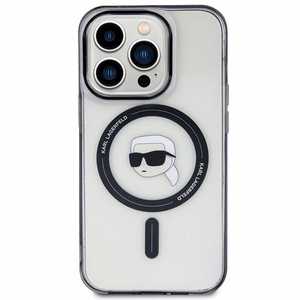 Dėklas telefonui Karl Lagerfeld KLHMP15LHKHNOTK iPhone 15 Pro - permatomas (m)