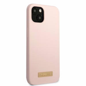 Dėklas telefonui iPhone 13 6.1 - rožinis/rožinis Silikoninė Logo plokštelė MagSafe