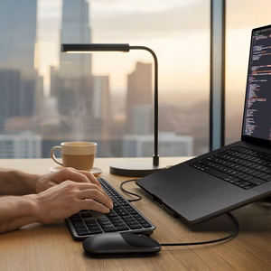 Laidinė klaviatūra USB A/USB C QWERTY Dual (Mac/Windows) Satechi Slim LX3 Wired tamsiai juoda