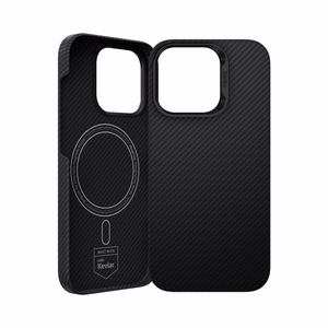 Benks Magnetinis Apsauginis Air Kevlar Dėklas telefonui su PC rėmu 600D (E065) skirtas iPhone 16 Pro juodas