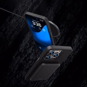 Benks Magnetinis Hibrid Kevlar Dėklas telefonui 1500D juodas