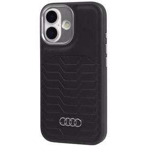 Audi GT sintetinė oda MagSafe dėklas telefonui iPhone 17 - juodas