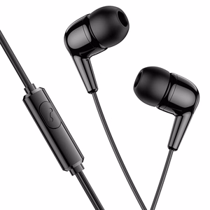 Проводные наушники-вкладыши Jack 3,5 мм Hoco M97 чёрные