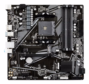GIGABYTE A520M DS3H V2 pagrindinė plokštė - palaiko AMD Ryzen 5000 serijos AM4 procesorius, iki 4733MHz DDR4 (OC), PCIe 3.0 x16, GbE LAN, USB 3.2 Gen 1