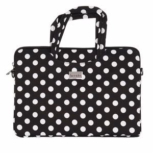Wonder Dėklas nešiojamam kompiuteriui 17 colių juodas polka-dot