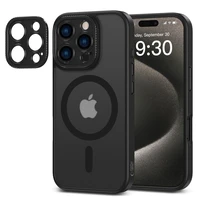 Tech-Protect MagCam Magnetinis iPhone 16 Pro dėklas - pusiau permatomas