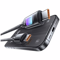 Laidas USAMS TC Series SJ750 100W USB-C į USB-C 1,2 m tamsus