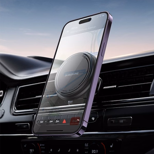 Automobilinis telefono laikiklis Borofone BH135 MagSafe (air vent) juodas