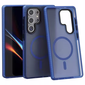 Spacecase Hybrid Fusion Mag dėklas Galaxy S25 Ultra mėlynas